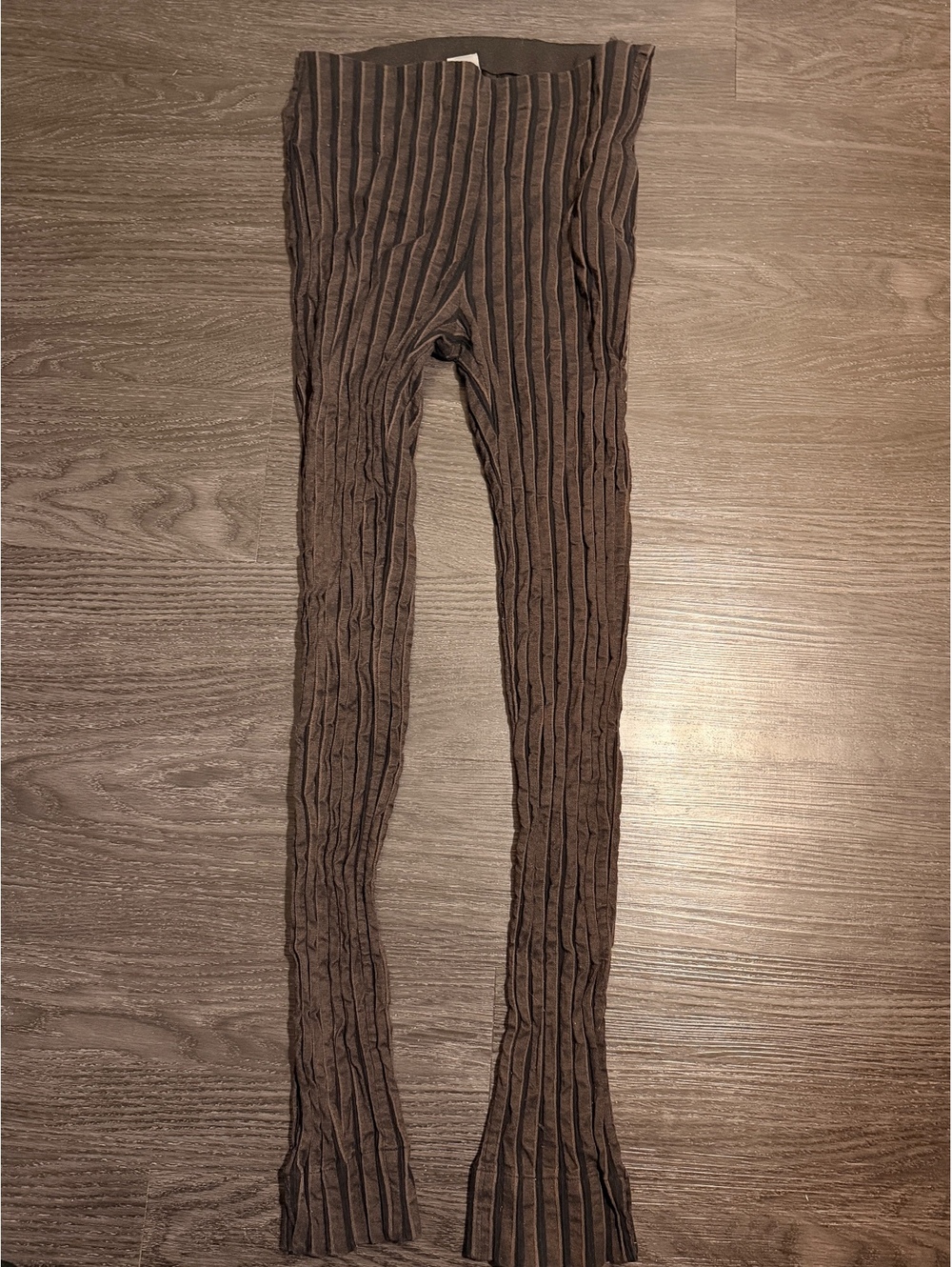 Crea Concept Lagenlook Pleated Striped Pants FR 36